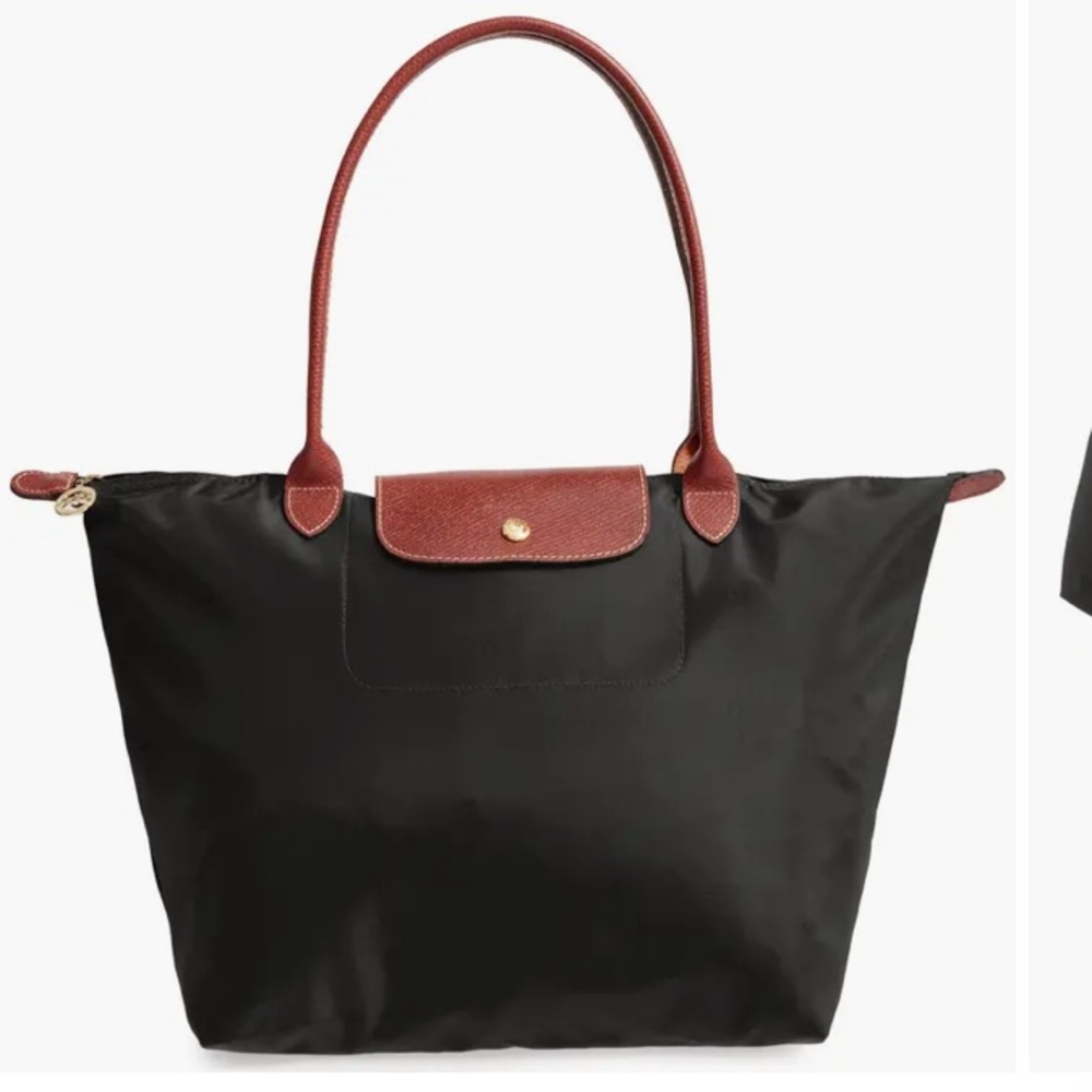 Longchamp Large Le Pliage Tote Black